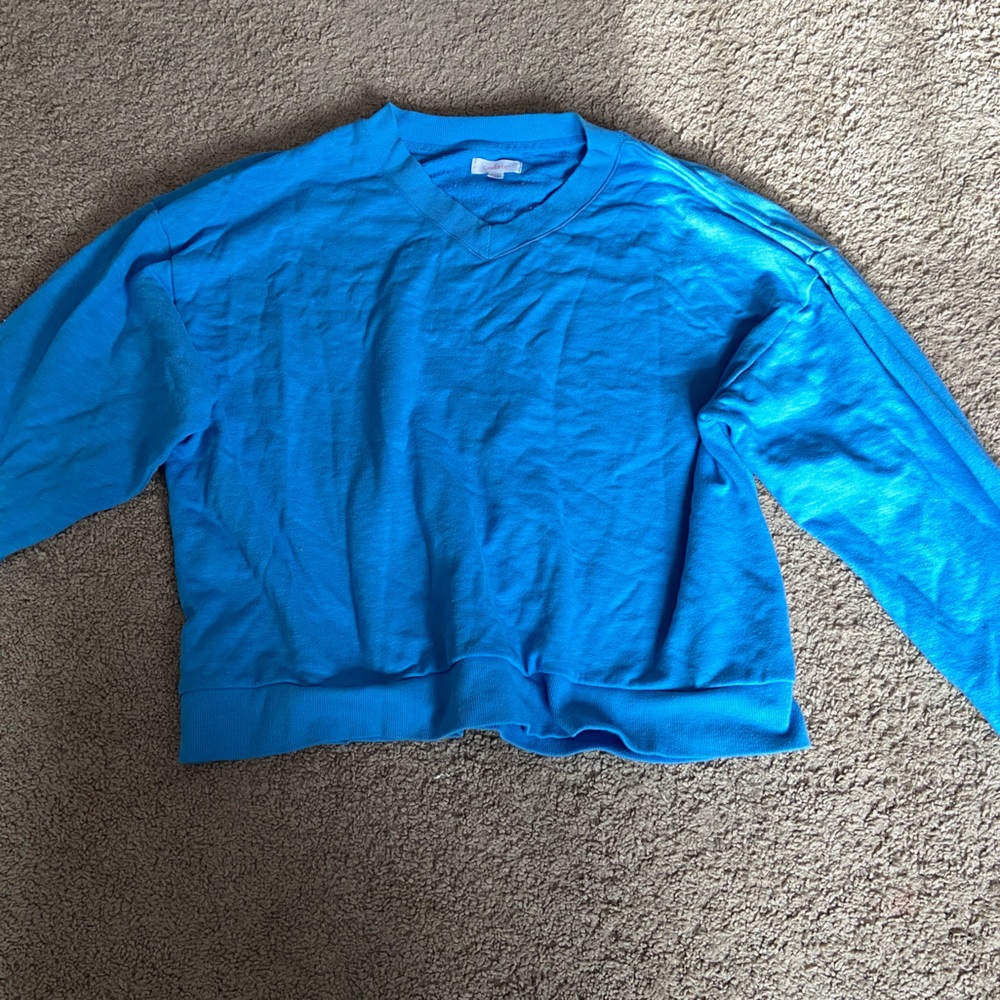 Colsie bright blue crewneck